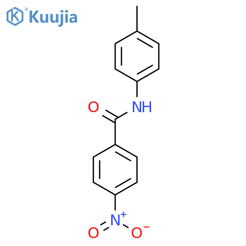 N-(4-Methylphenyl)-4-nitrobenzamide structure