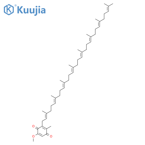 5-methoxy-2-methyl-3-(3,7,11,15,19,23,27,31-octamethyldotriaconta-2,6,10,14,18,22,26,30-octaen-1-yl)cyclohexa-2,5-diene-1,4-dione structure
