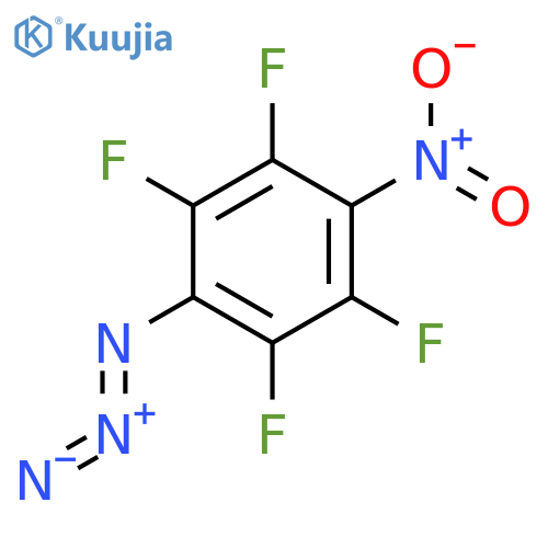 Benzene, 1-azido-2,3,5,6-tetrafluoro-4-nitro- structure