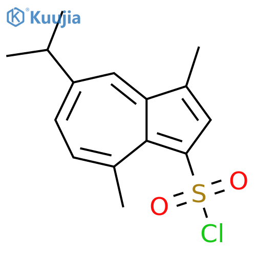 3,8-Dimethyl-5-(propan-2-yl)azulene-1-sulfonyl chloride structure