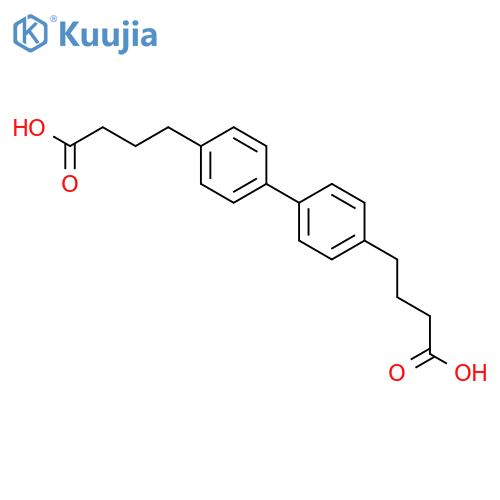 [1,1'-Biphenyl]-4,4'-dibutanoic acid structure