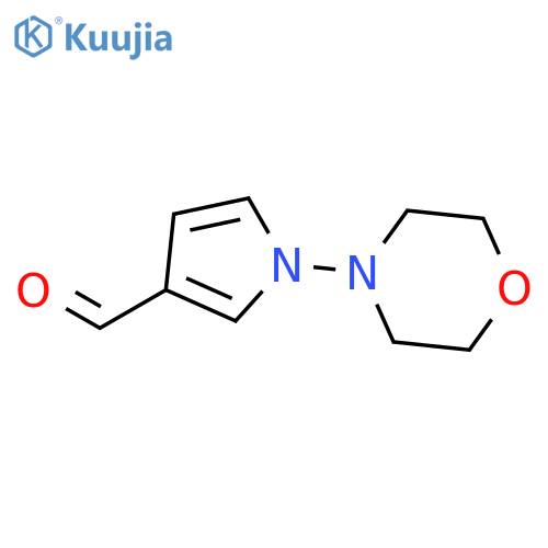 1H-PYRROLE-3-CARBOXALDEHYDE, 1-(4-MORPHOLINYL)- structure