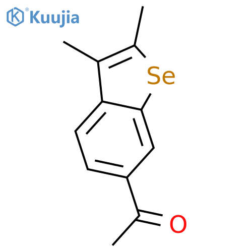 Ethanone, 1-(2,3-dimethylbenzo[b]selenophene-6-yl)- structure