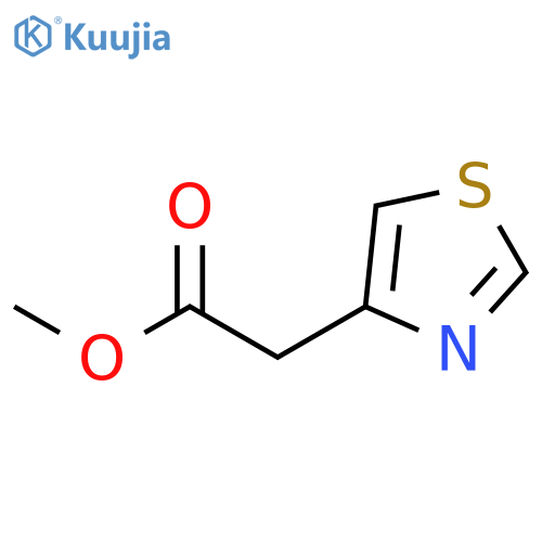 Methyl 2-(thiazol-4-yl)acetate structure