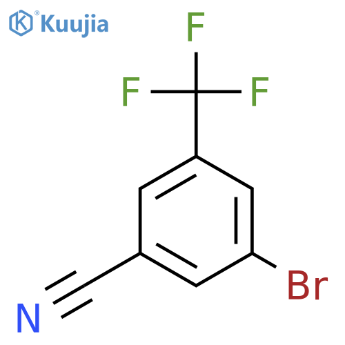 3-Bromo-5-(trifluoromethyl)benzonitrile structure