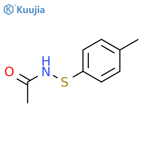 ACETAMIDE, N-[(4-METHYLPHENYL)THIO]- structure