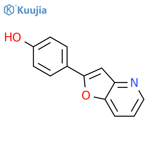 Phenol, 4-furo[3,2-b]pyridin-2-yl- structure