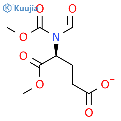 L-GLUTAMIC ACID, N-FORMYL-N-(METHOXYCARBONYL)-, 1-METHYL ESTER structure
