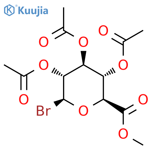 2,3,4-tri-O-acetyl-1-bromo-1-deoxy-β-D-glucopyranuronic acid methy ester structure