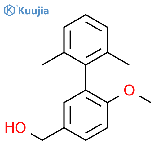 [1,1'-BIPHENYL]-3-METHANOL, 6-METHOXY-2',6'-DIMETHYL- structure