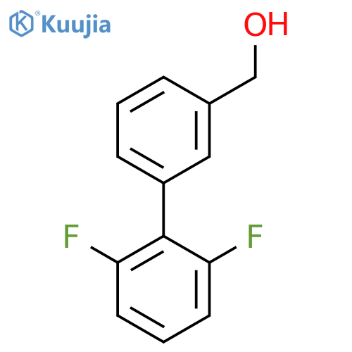 (2',6'-Difluoro-3-biphenylyl)methanol structure
