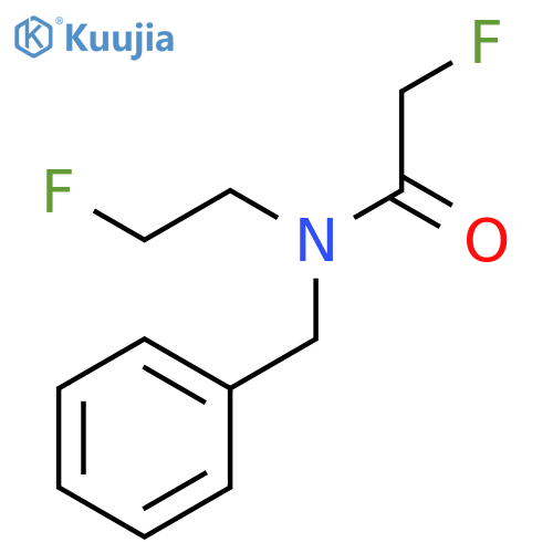 ACETAMIDE, 2-FLUORO-N-(2-FLUOROETHYL)-N-(PHENYLMETHYL)- structure
