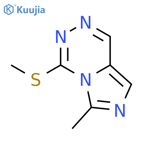 Imidazo[1,5-d][1,2,4]triazine, 6-methyl-4-(methylthio)- structure