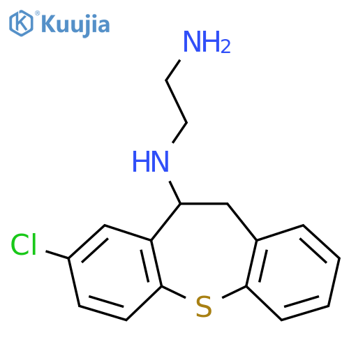 N'-(3-Chloro-5,6-dihydrobenzo[b][1]benzothiepin-5-yl)ethane-1,2-diamine structure