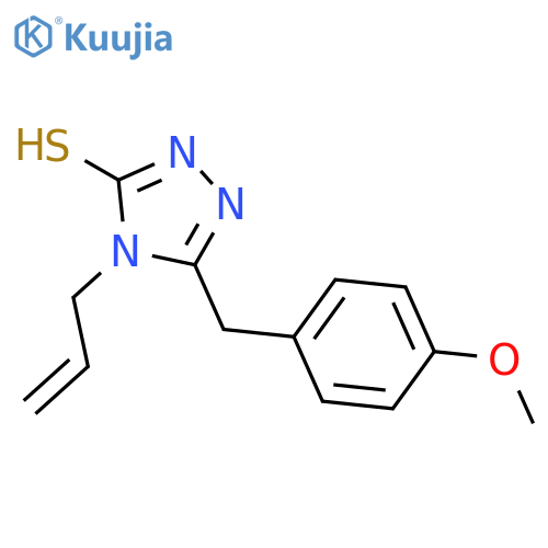 4-Allyl-5-(4-methoxybenzyl)-4H-1,2,4-triazole-3-thiol structure