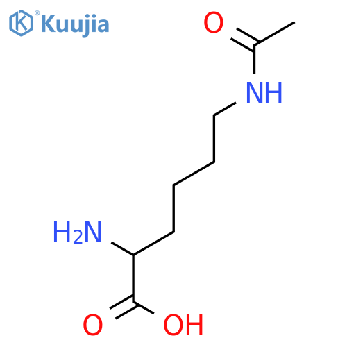 (2S)-2-amino-6-acetamidohexanoic acid structure