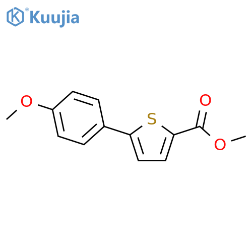 Methyl 5-(4-Methoxyphenyl)thiophene-2-carboxylate structure