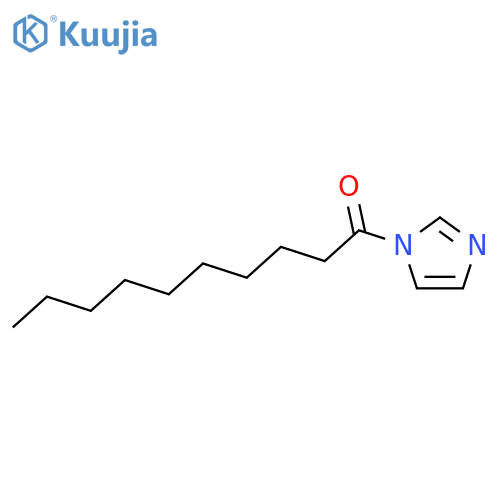 1H-IMIDAZOLE, 1-(1-OXODECYL)- structure