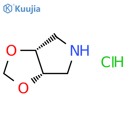 (3aR,6aS)-hexahydro-1,3dioxolo4,5-cpyrrole hydrochloride structure