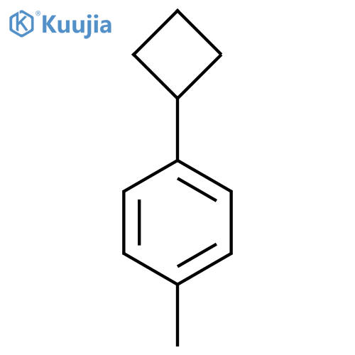 Benzene, 1-cyclobutyl-4-methyl- structure