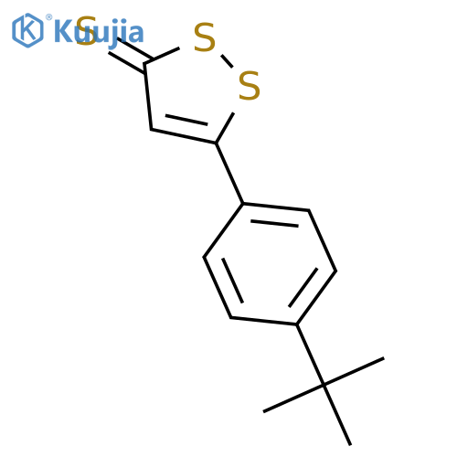 3H-1,2-DITHIOLE-3-THIONE, 5-[4-(1,1-DIMETHYLETHYL)PHENYL]- structure