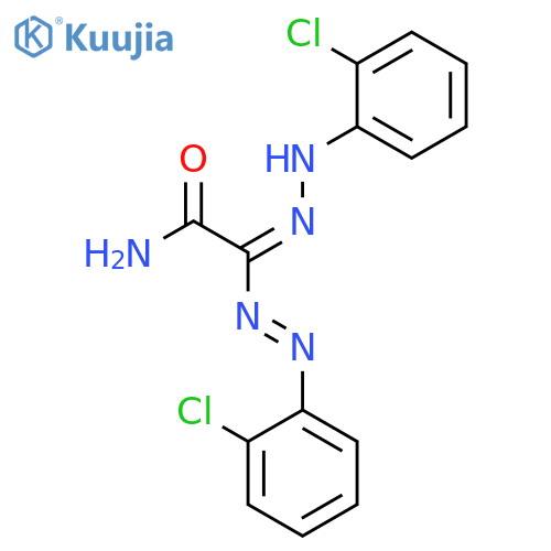2-[(E)-(2-Chlorophenyl)diazenyl]-2-[2-(2-chlorophenyl)hydrazinylidene]acetamide structure
