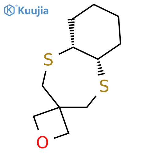 SPIRO[2H-1,5-BENZODITHIEPIN-3(4H),3'-OXETANE], HEXAHYDRO-, CIS- structure