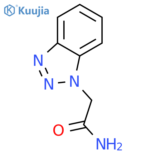 2-benzotriazol-1-yl-acetamide structure