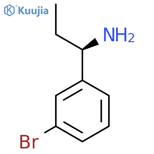 (R)-1-(3-Bromophenyl)propan-1-amine structure