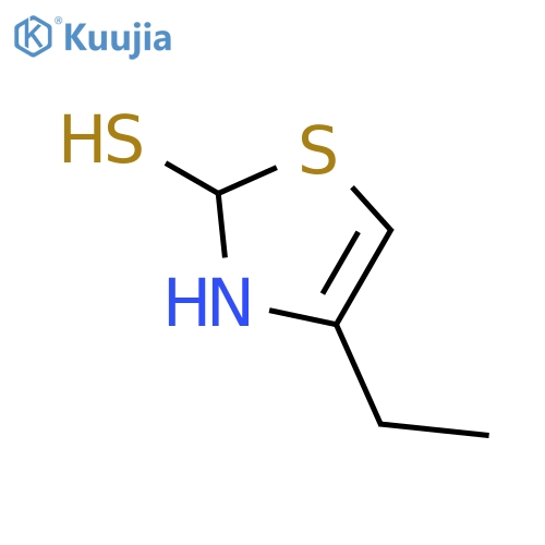 4-ethyl-2,3-dihydro-1,3-thiazole-2-thiol structure