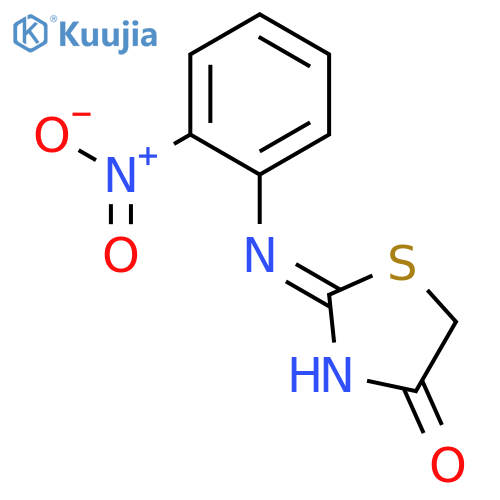 2-(2-nitrophenyl)imino-1,3-thiazolidin-4-one structure