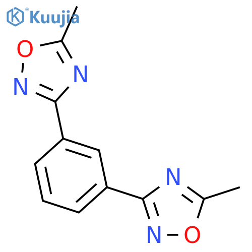 1,3-Bis(5-methyl-1,2,4-oxadiazolyl)benzene structure