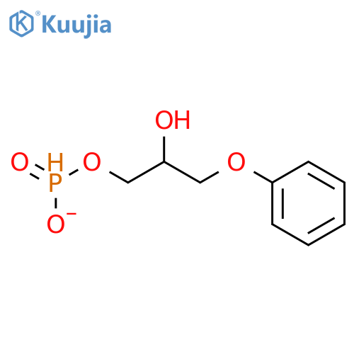 Phosphonic acid, mono(2-hydroxy-3-phenoxypropyl) ester structure