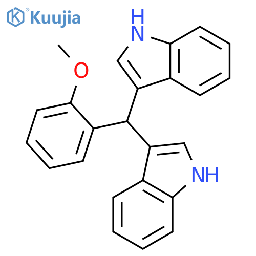 1H-Indole, 3,3'-[(2-methoxyphenyl)methylene]bis- structure