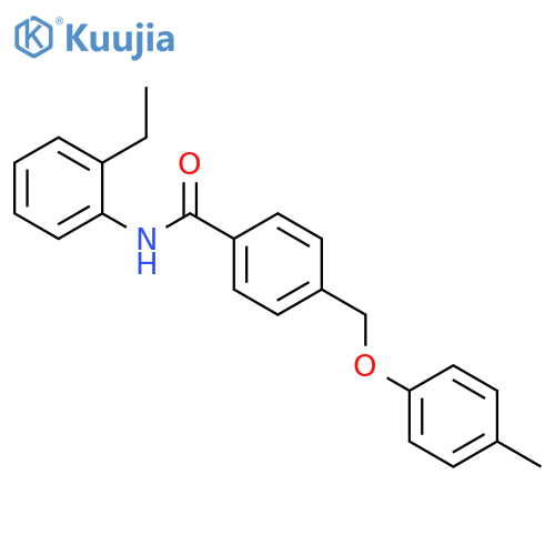 N-(2-Ethyl-phenyl)-4-p-tolyloxymethyl-benzamide structure