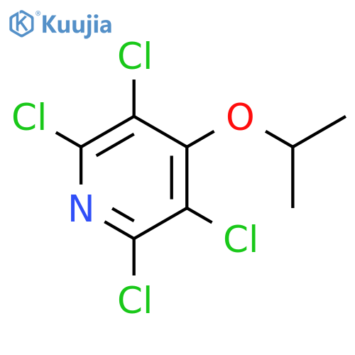 PYRIDINE, 2,3,5,6-TETRACHLORO-4-(1-METHYLETHOXY)- structure