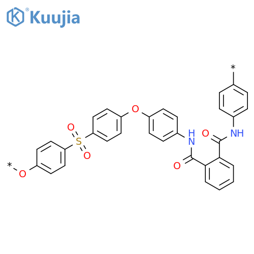 Poly(oxy-1,4-phenylenesulfonyl-1,4-phenyleneoxy-1,4-phenyleneiminocarbonylphenylenecarbonylimino-1,4-phenylene) structure
