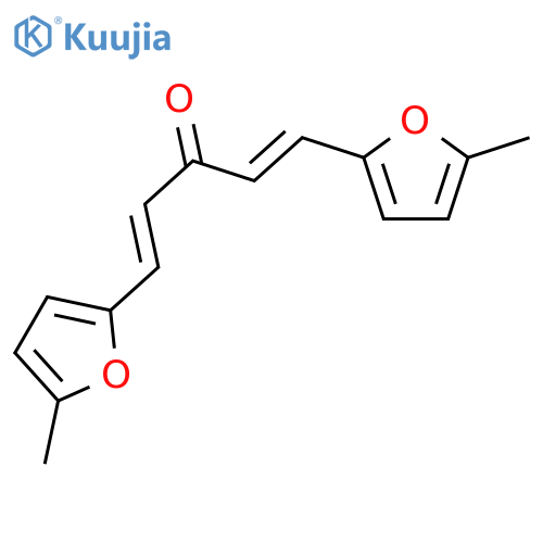 1,5-Bis(5-methylfuran-2-yl)penta-1,4-dien-3-one structure