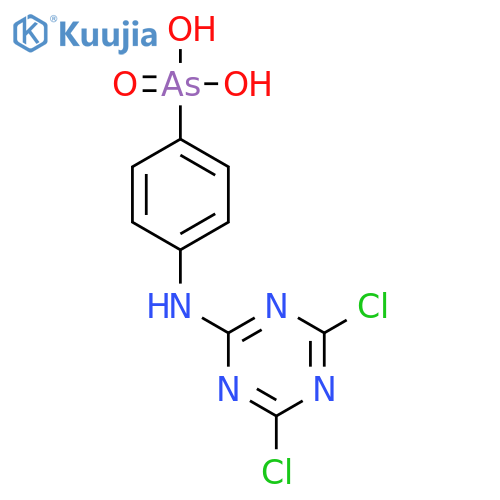 4-(4,6-Dichloro-1,3,5-triazin-2-yl)aminophenylarsonic Acid (>90%) structure