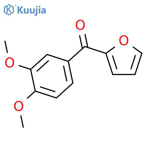 (3,4-Dimethoxyphenyl)(furan-2-yl)methanone structure
