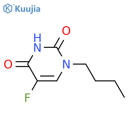 1-Butyl-5-fluorouracil structure