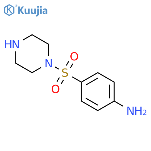 4-(Piperazin-1-ylsulfonyl)aniline structure