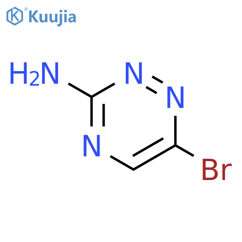 6-Bromo-1,2,4-triazin-3-amine structure