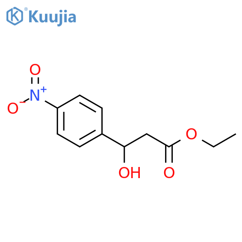 Ethyl 3-hydroxy-3-(4-nitrophenyl)propionate structure