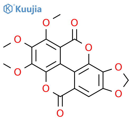 [1]Benzopyrano[5,4,3-cde][1,3]dioxolo[4,5-h][1]benzopyran-5,11-dione,1,2,3-trimethoxy- structure
