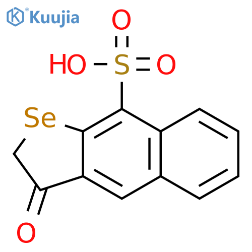 NAPHTHO[2,3-B]SELENOPHENE-9-SULFONIC ACID, 2,3-DIHYDRO-3-OXO- structure