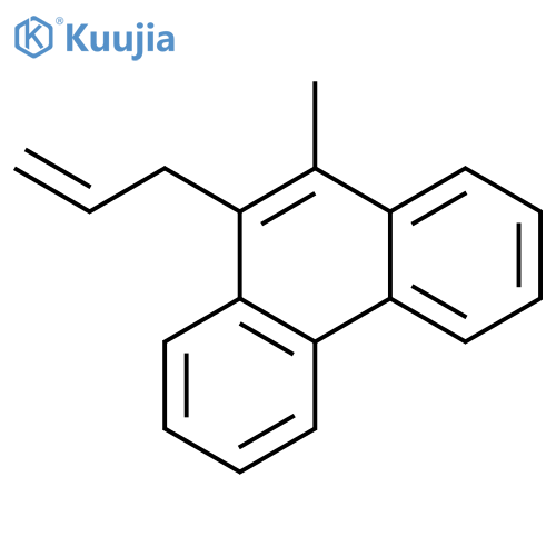 Phenanthrene, 9-methyl-10-(2-propenyl)- structure