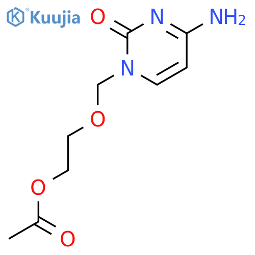 2(1H)-PYRIMIDINONE, 1-[[2-(ACETYLOXY)ETHOXY]METHYL]-4-AMINO- structure