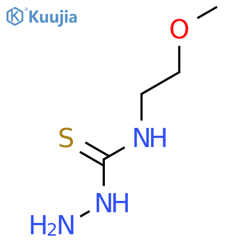 3-amino-1-(2-methoxyethyl)thiourea structure