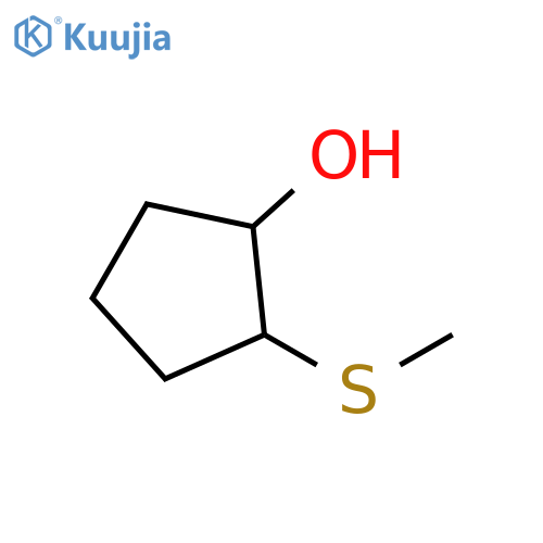 2-(methylsulfanyl)cyclopentan-1-ol structure